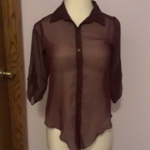 Sheer blouse